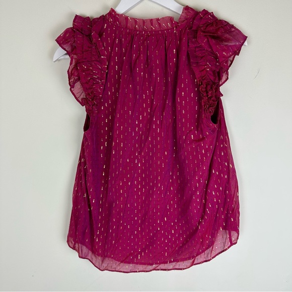 Generation Love Peggy Lurex Silk Blouse and Skirt Matching Set - Picture 5 of 16